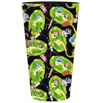 Velika staklena čaša RICK AND MORTY 400ml 