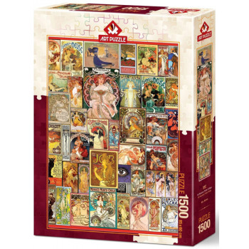 Puzzle ART NOUVEAU 1500kom 