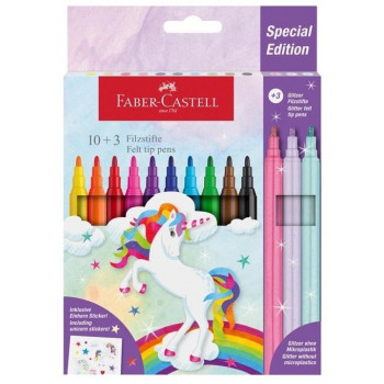 FABER CASTELL školski flomasteri 10+3 JEDNOROG 