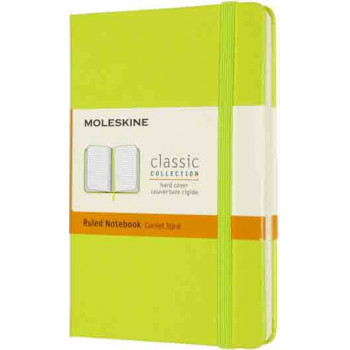 Notes MoleskinRUL HARD LEMON GREEN svetlo zeleni 
