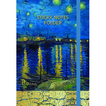 Notes A5 sa samolepljivim papirićima VAN GOGH - STARRY NIGHT 