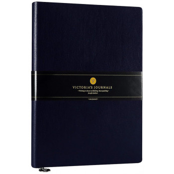 Notes fleksi A5 na linije COVER CLASSIC navy 