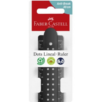 FABER CASTELL lenjir DOTS 30cm 