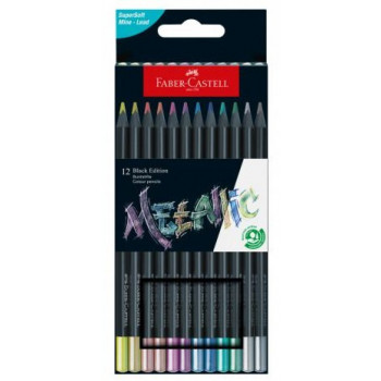 FABER CASTELL drvene bojice METALLIC 1/12 