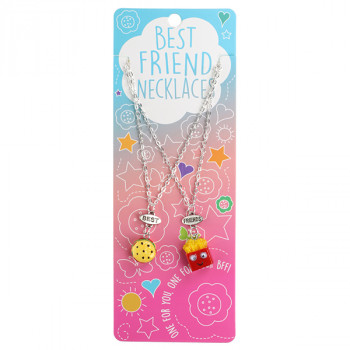 Set dve ogrlice BFF - HAMBURGER I POMFRIT 