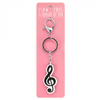 Privezak za ključeve TREBLE CLEF 
