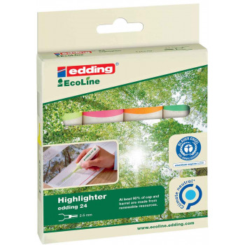 SIGNIRI E-24 ECOLINE 2-5MM       SET 1/4 EDDING SORTIRANO 