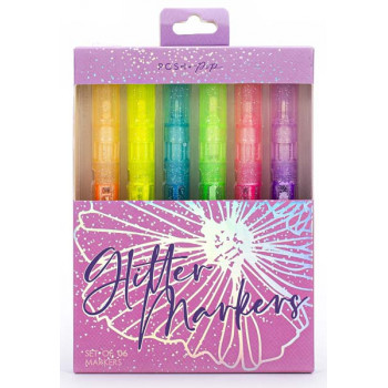 Set šest svetlucavih signira GLITTER 2 