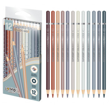 Drvene bojice SUPER SOFT GALACTIC GREY 1/12 