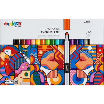 Flomasteri PRISMA CARIOCA PLUS 1/18 