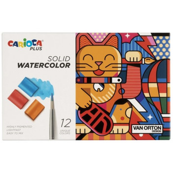 Vodene boje CARIOCA PLUS 12kom 