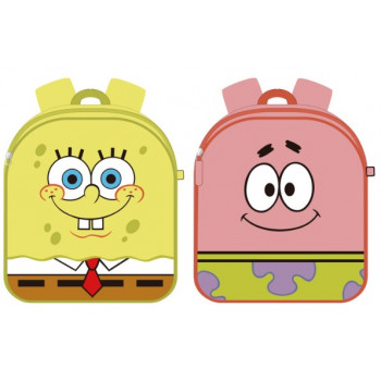 Ranac za vrtić SUNĐER BOB 22x10x25cm  / DVA MOTIVA 