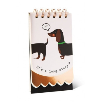 Notes sa spiralom DACHSHUND I belong to you 