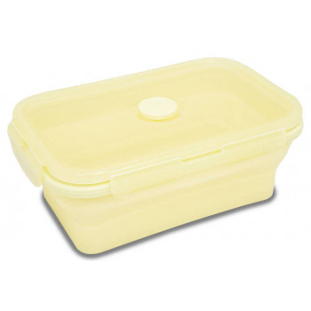 Silikonska kutija za užinu PUDER ŽUTA 800ml 