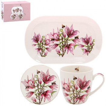 Set šolja, podmetač, tanjir MAGNOLIA 