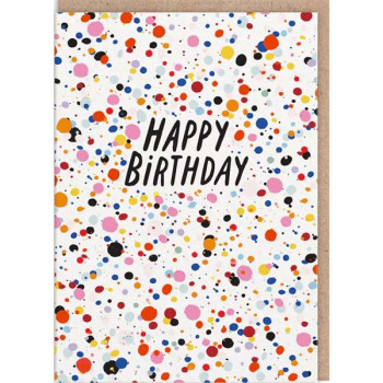 Rođendanska čestitka SPLATTER HAPPY BIRTHDAY 