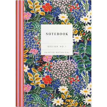 Notes A5 na linije TP, PAINTED BOTANICAL KALEIDO 
