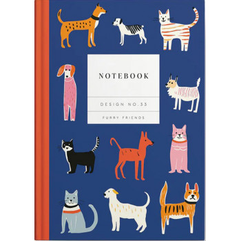 Notes A5 na linije TP FURRY FRIENDS KALEIDO 