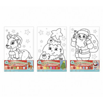 Oboj po brojevima DEDA MRAZ (Više vrsta) 