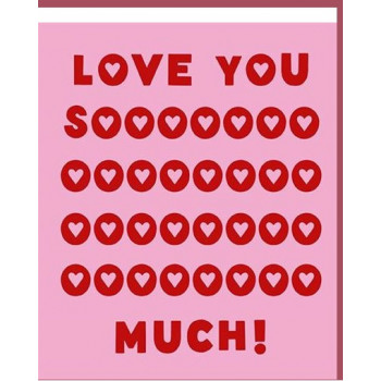 Čestitka LOVE YOU SOOOOOO MUCH 