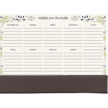 PLANER A4 NEDELJNI SA KORICOM 60L 