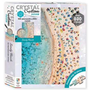 Kreativni set sa kristalima i puzzle 500 kom PLAZA 