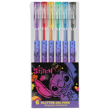 Set šest svetlucavih olovaka STITCH 