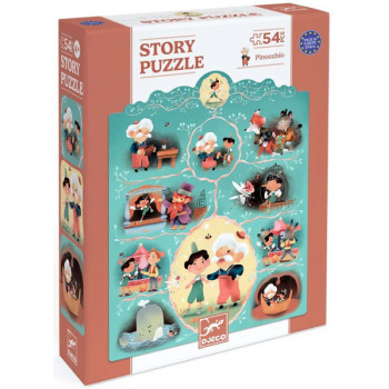 Puzzle za decu PINOKIO 54kom 