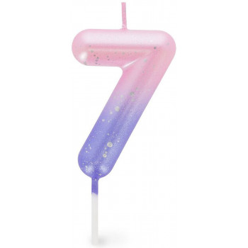 Rođendanska svećica  PINK - 7 
