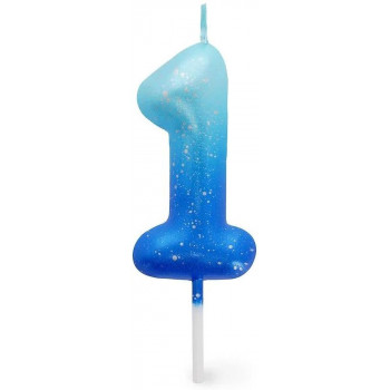Rođendanska svećica BLUE - 1 