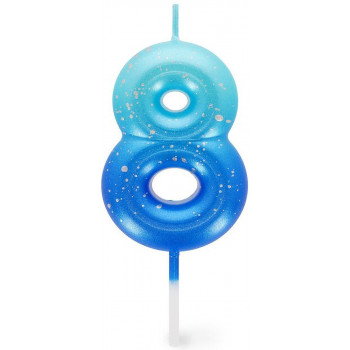 Rođendanska svećica BLUE - 8 