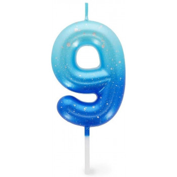 Rođendanska svećica BLUE - 9 