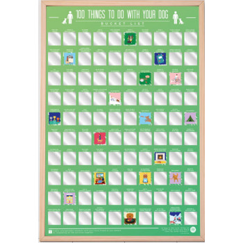 Greb-greb poster  100 THINGS TO DO WITH YOUR DOG 