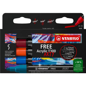 STABILO FREE markeri T300 1/5 
