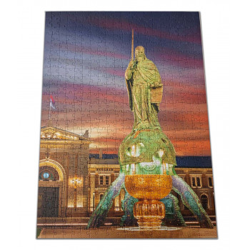 Puzzle 500 BEAUTY OF SERBIA Spomenik Stefanu Nemanji 