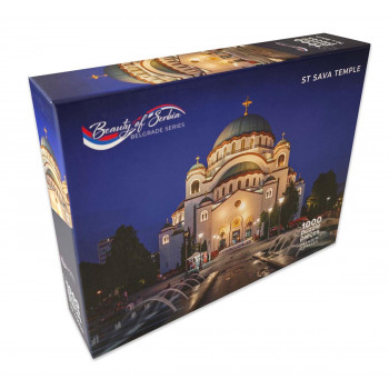 Puzzle 1000 BEAUTY OF SERBIA Hram Svetog Save 