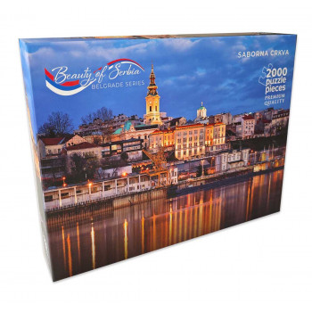 Puzzle 2000 BEAUTY OF SERBIA Saborna crkva 