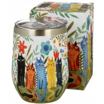 Putna šolja CAT'S WORLD - GARDEN FELINES 330ml 