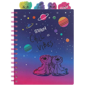Notes A5 na kvadratiće DISNEY STITCH - CHILL VIBES 