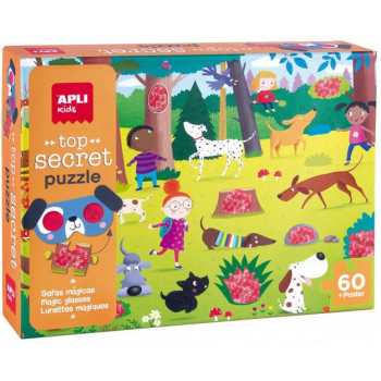 Puzzle za decu SECRET DOGS 