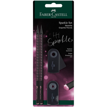 FABER CASTELL školski set MIDNIGHT - ROSE 