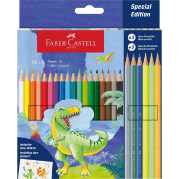 FABER CASTELL drvene bojice DINOSAURUS 1/18 