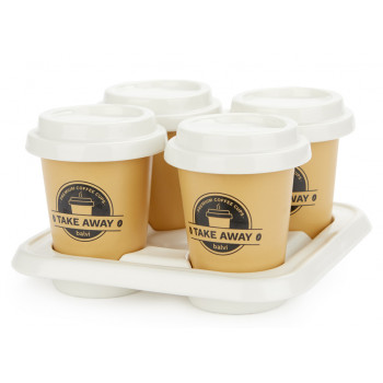 Set četiri šoljice TAKE AWAY 