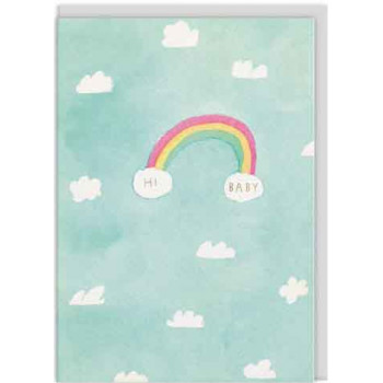 Čestitka HI BABY RAINBOW 