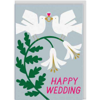Čestitka WEDDING DOVES 