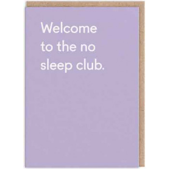 Čestitka NO SLEEP CLUB 
