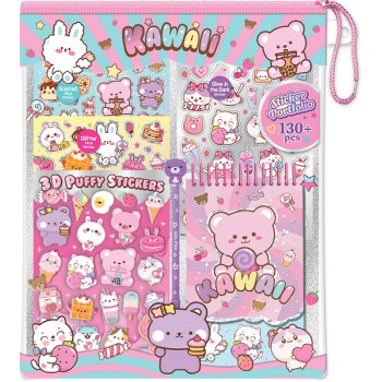 Kreativni set sa stikerima KAWAII 