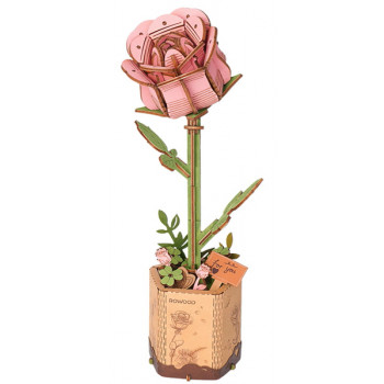 3D drvene puzzle ROZE RUŽA 