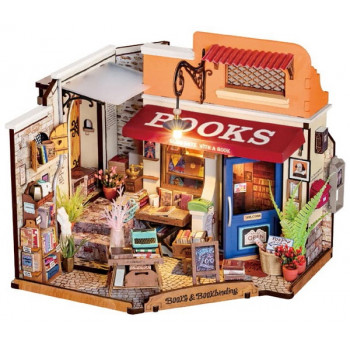 3D drvene puzzle CORNER BOOKSTORE 