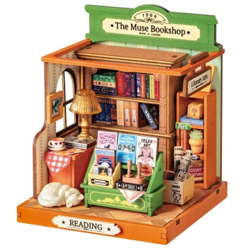 3D drvene puzzle MUSE BOOKSHOP 